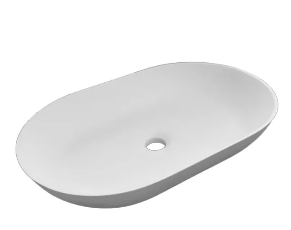 Solid surface oval vessel sink - VSOVAL550MW