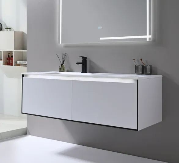 NEO Wall mount Vanities Combination Double Drawer - WV5698 + BASIN5698