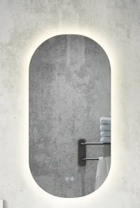 MODERNO Runway Style Backlit Frameless Bathroom LED Mirror - LM824B