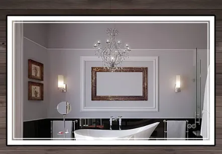 INFINITY SP Front-lit Framed Bathroom LED Vanity Mirror - LEDBMF217