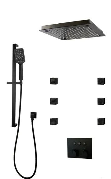 DIAMOND Push-button Three Way Thermostatic System - Kit 2