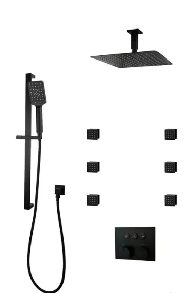 DIAMOND Push-button Three Way Thermostatic System - Kit 2