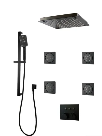 DIAMOND Push-button Three Way Thermostatic System - Kit 3