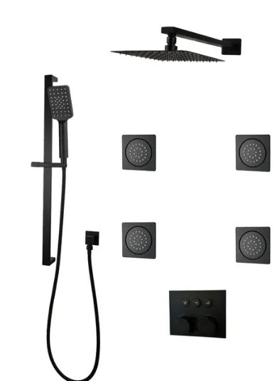 DIAMOND Push-button Three Way Thermostatic System - Kit 3